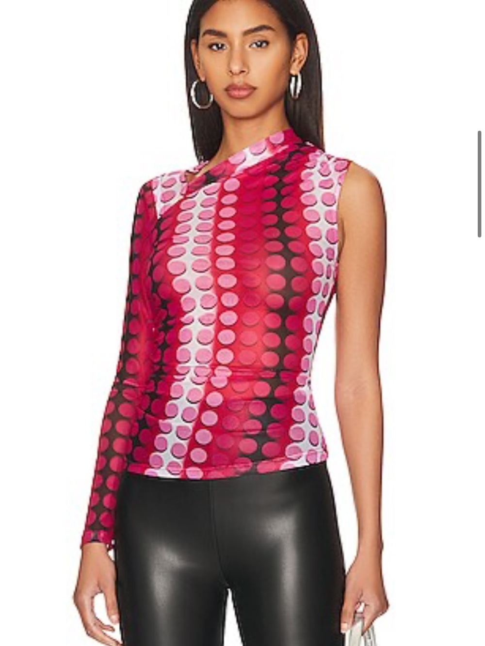 Superdown one shoulder top